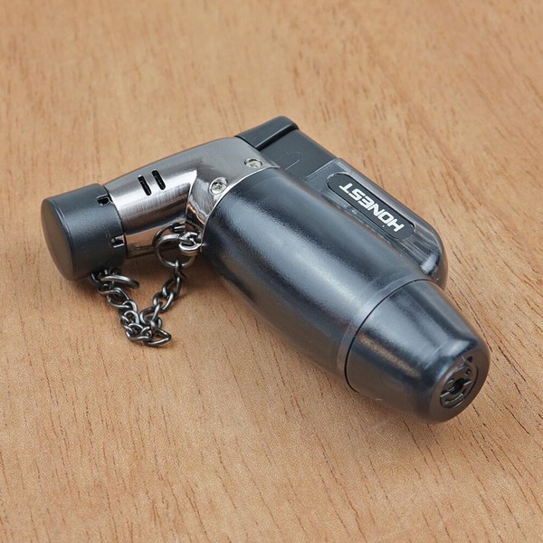 Isqueiro Maçarico Honest 261 - Preto (1 Chama)