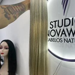 Cabelo Vietnamita Loiro Mesclado 65cm - 100gr