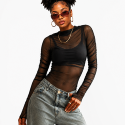 Body Kira Franzido Preto