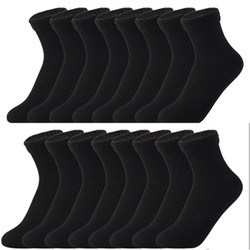 Meias com forro de Lã Térmicas - Kit com 8 Pares