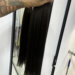 Cabelo Vietnamita 65cm Castanho Claro - 100gr