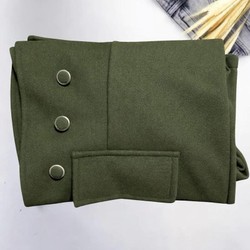 Casaco sobretudo feminino em tecido lã batida moda de inverno