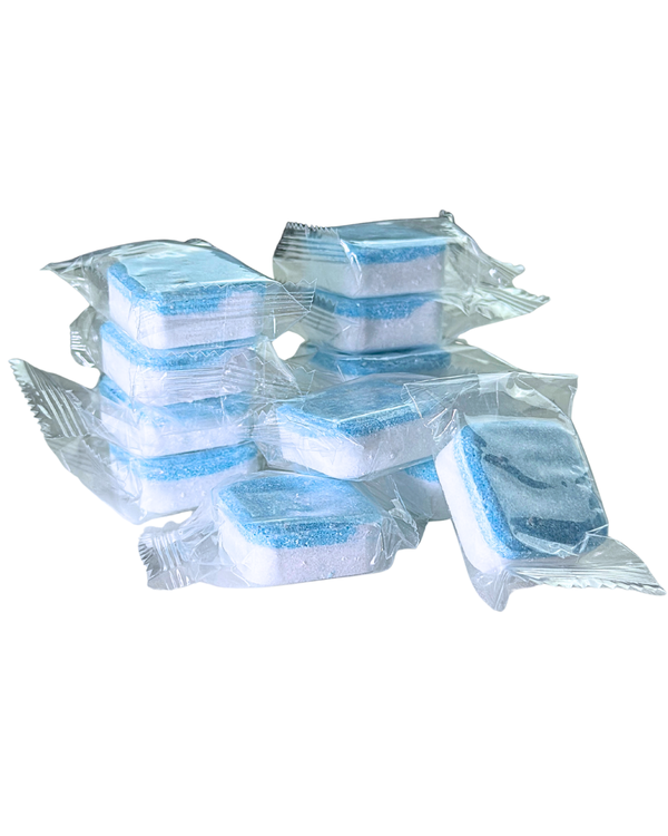Pastilhas de Limpeza para Máquina de Lavar Roupas e Louças –