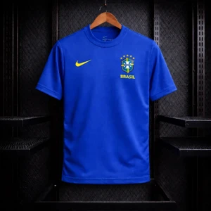 Camisa Brasil Torcedor Nike 2026 Azul Masculina