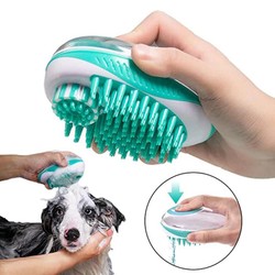 Escova de Banho para Cães e Gatos