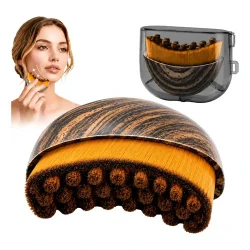 Kit com 2 Escovas Faciais para Drenagem Linfática e Skincare