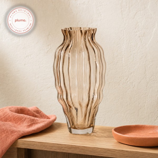 Vaso de Vidro Elegante G 30cm