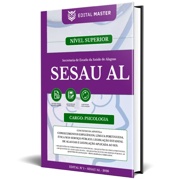 Combo Psicólogo - SESAU Alagoas