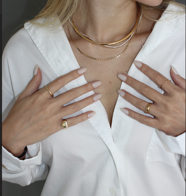 Anel Heart Dourado