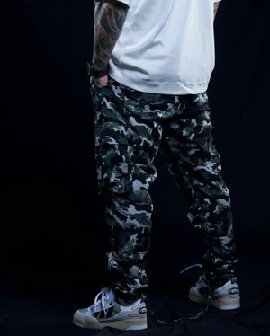 CALÇA CARGO RIPSTOP CAMUFLADO CINZA