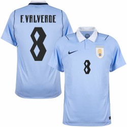 Camisa Seleção Uruguai Home 2026/27 F. Valverde 8