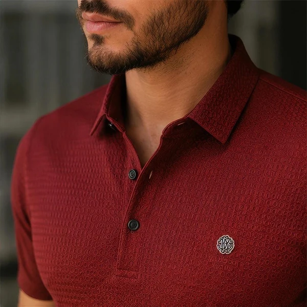 [LEVE 5 PAGUE 3] Polo Masculina Ravello em Malha Seda Gelo e Elastano Premium (Sofisticação em Cada Detalhe)