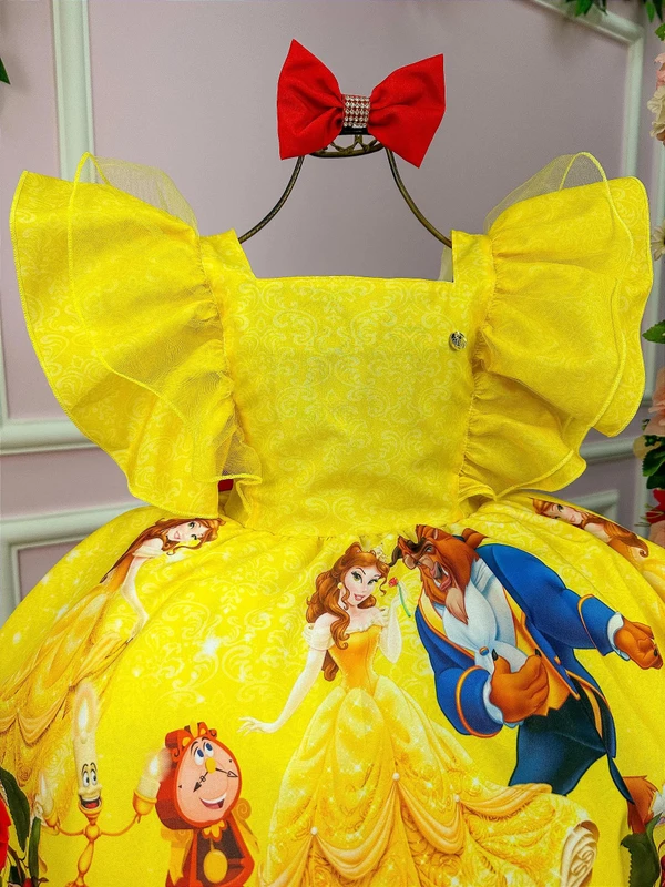 Vestido Temático - A Bela e a Fera