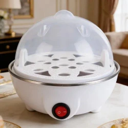 Cozedor Elétrico de Ovos Portátil para Até 7 Ovos
