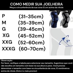 Joelheira OrthoFlex Pro 3D para Alívio de Dor e Suporte Avançado