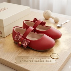SAPATILHA PRINCESA BABY CEREJA KLIN 152112 