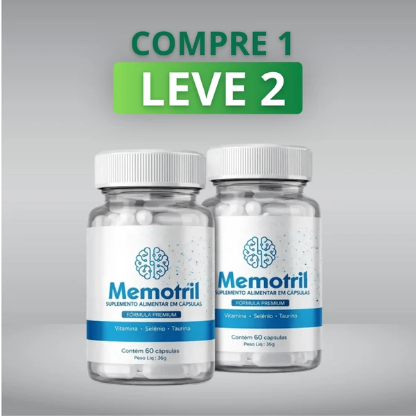 Memotril - 10% de Desconto no Pix + Frete Grátis