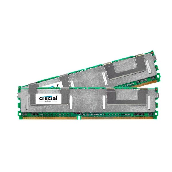 Kit Memoria de Servidor Crucial 4GB 2X2GB 667Mhz PC2-5300 CL5 ECC Fully Buffered Ddr2 SDRAM OEM - CT