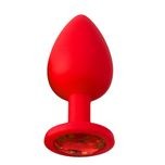 Plug Silicone com Pedra