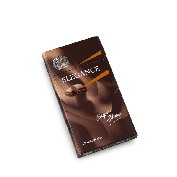 Cigarro Elegance Super Slims Chocolate - Pacote com 10