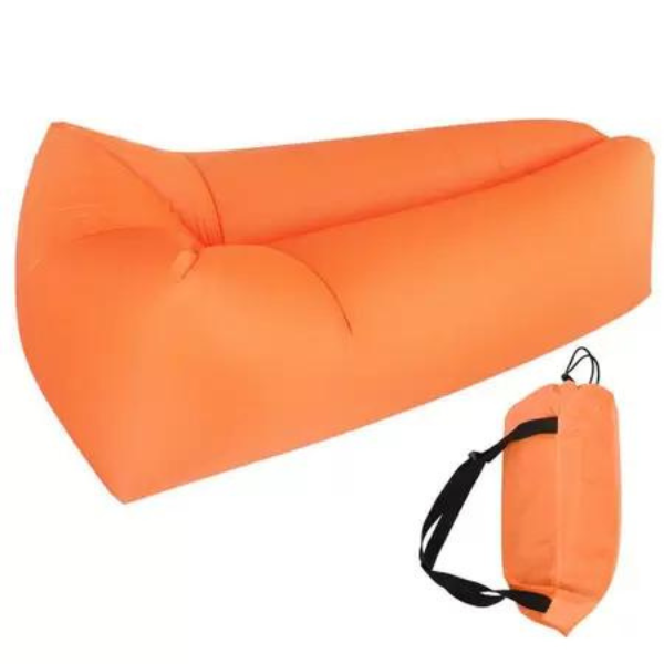 Sofá Inflável De Ar Portátil Puff Impermeável Praia Camping
