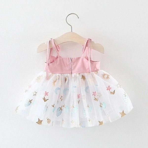 Vestido Tule Estrelinhas