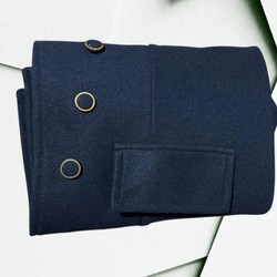 Casaco sobretudo feminino em tecido lã batida moda de inverno