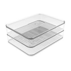 Porta Frios Duplo Clear Transparente