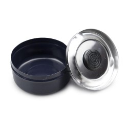 Cinzeiro de Alumínio com Tampa Giratória Pequeno Sleeve - Azul