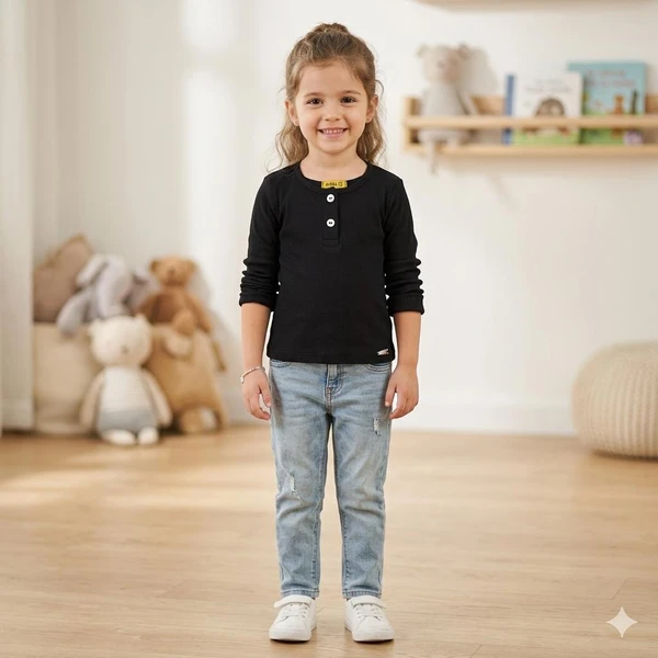 BLUSA EM MALHA CANELADA PRETO NINA GO - 2009665