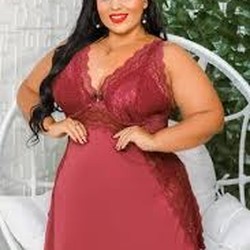 Camisola Paris Renda Francesa Plus Size