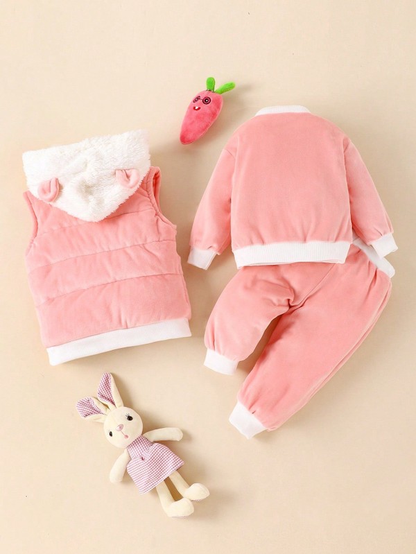 Conjunto 3PÇS Feminino Rabbit Rose