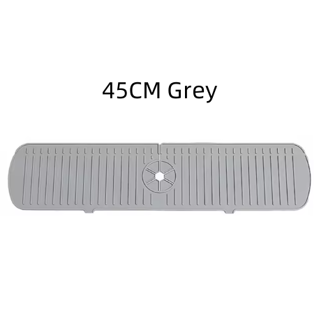Silicone Drain Mat, Kitchen Faucet Sink Splash Guard,  Sink Draining Pad Behind Faucet,For Kitchen & Bathroom Countertop Protect