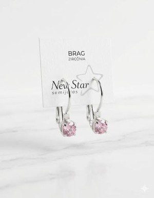 BRINCO NEW START ARGOLINHA DE ZIRCONIA ANTIALERGICO