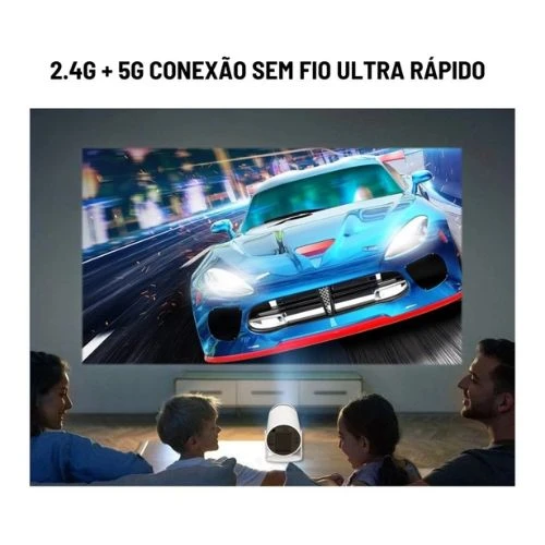Projetor Inteligente HY300 PRO 4K Android 11 WiFi e Bluetooth