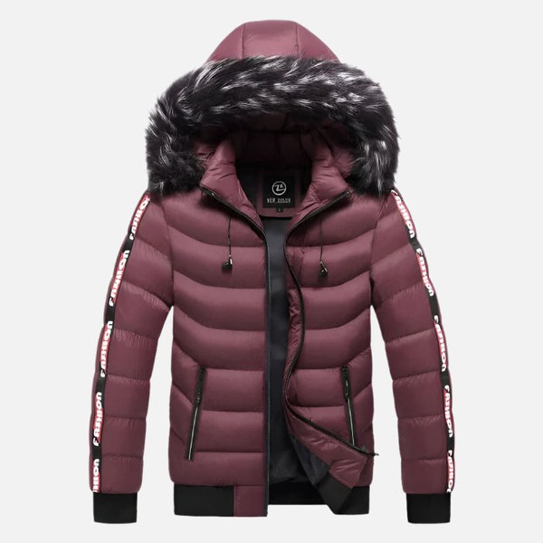 Jaqueta Puffer Masculina Capuz Forrado