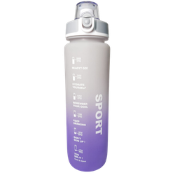 Garrafa de Água 1000ml Gym (Branco)
