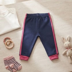 CALÇA BABY BB MARINHO/ROSA 