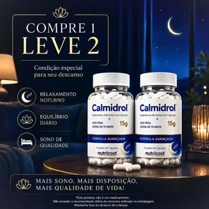 Calmidrol - Reconquiste a paz que a rotina agitada te tirou. - Kit com 2 frascos