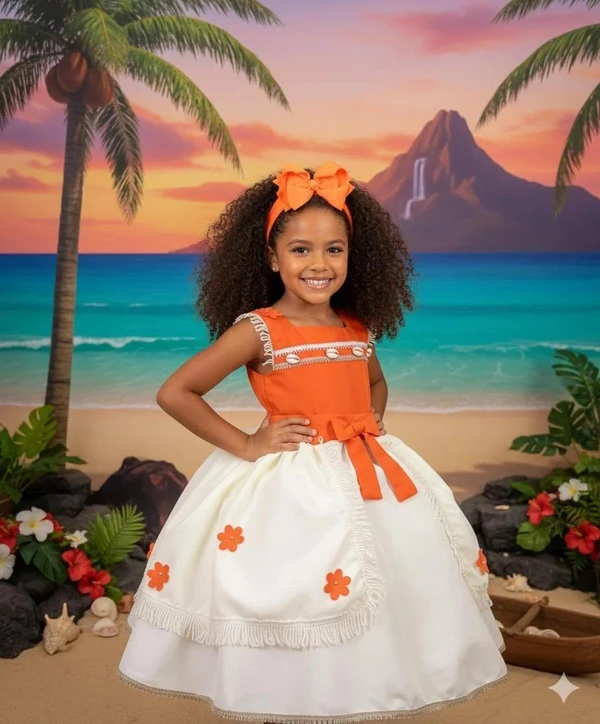 Vestido Temático - Moana  