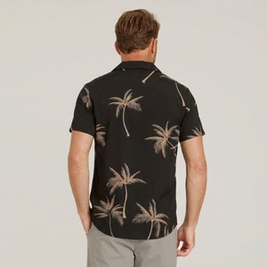 Camisa Vinser Palm Noir