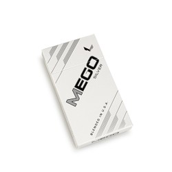 Cigarro Mego Super Slim Silver - Pacote com 10
