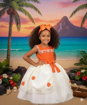 Vestido Temático - Moana  