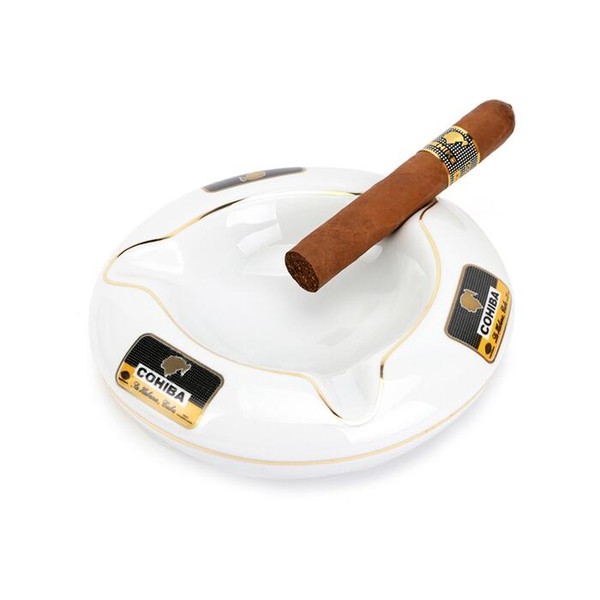 Cinzeiro para 3 Charutos de Porcelana - Cohiba