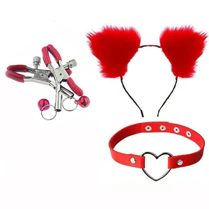 Kit Gatinha com Gargantilha e Plug