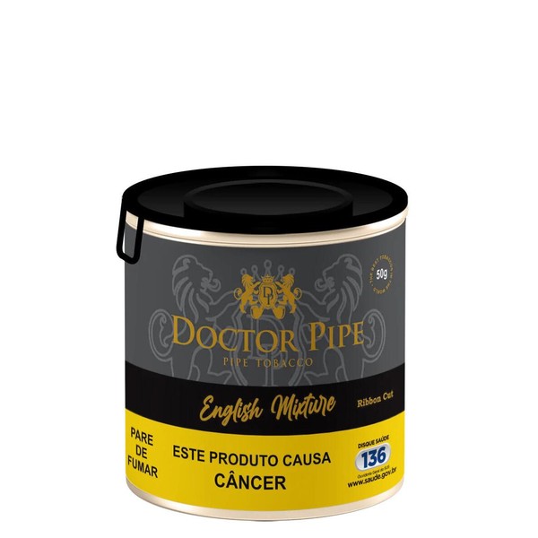 Fumo para Cachimbo Doctor Pipe English Mixture - Lt (50g)