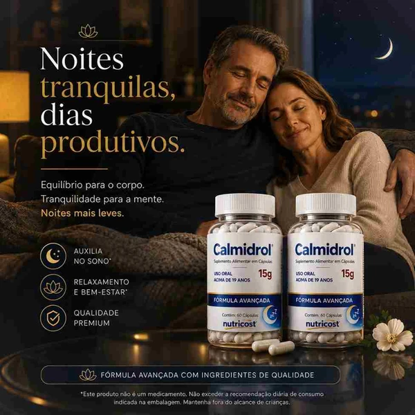 Calmidrol - Reconquiste a paz que a rotina agitada te tirou. - Kit com 2 frascos