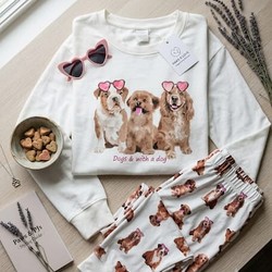 PIJAMA MANGA LONGA ADULTO PETS 76216 PINGO LELE