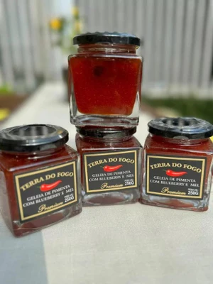 Geleia de Pimenta com Blueberry e Mel Terra do Fogo - 250g