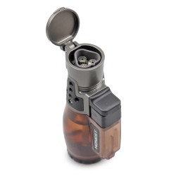 Isqueiro Maçarico Honest 725 - Marrom (3 Chamas)